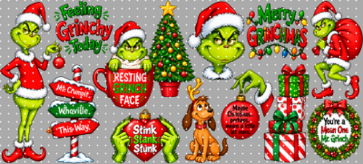 16oz Christmas-S  3176